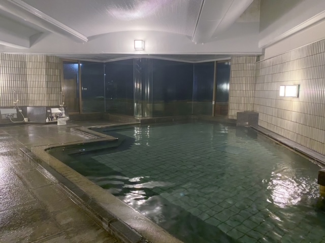 松島温泉　大浴場夜